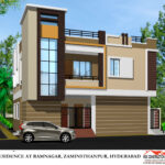 Zamisthanpur site G+1 elevation opt 1